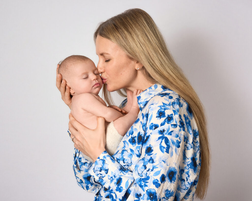 Mother and baby portrait Brockley home